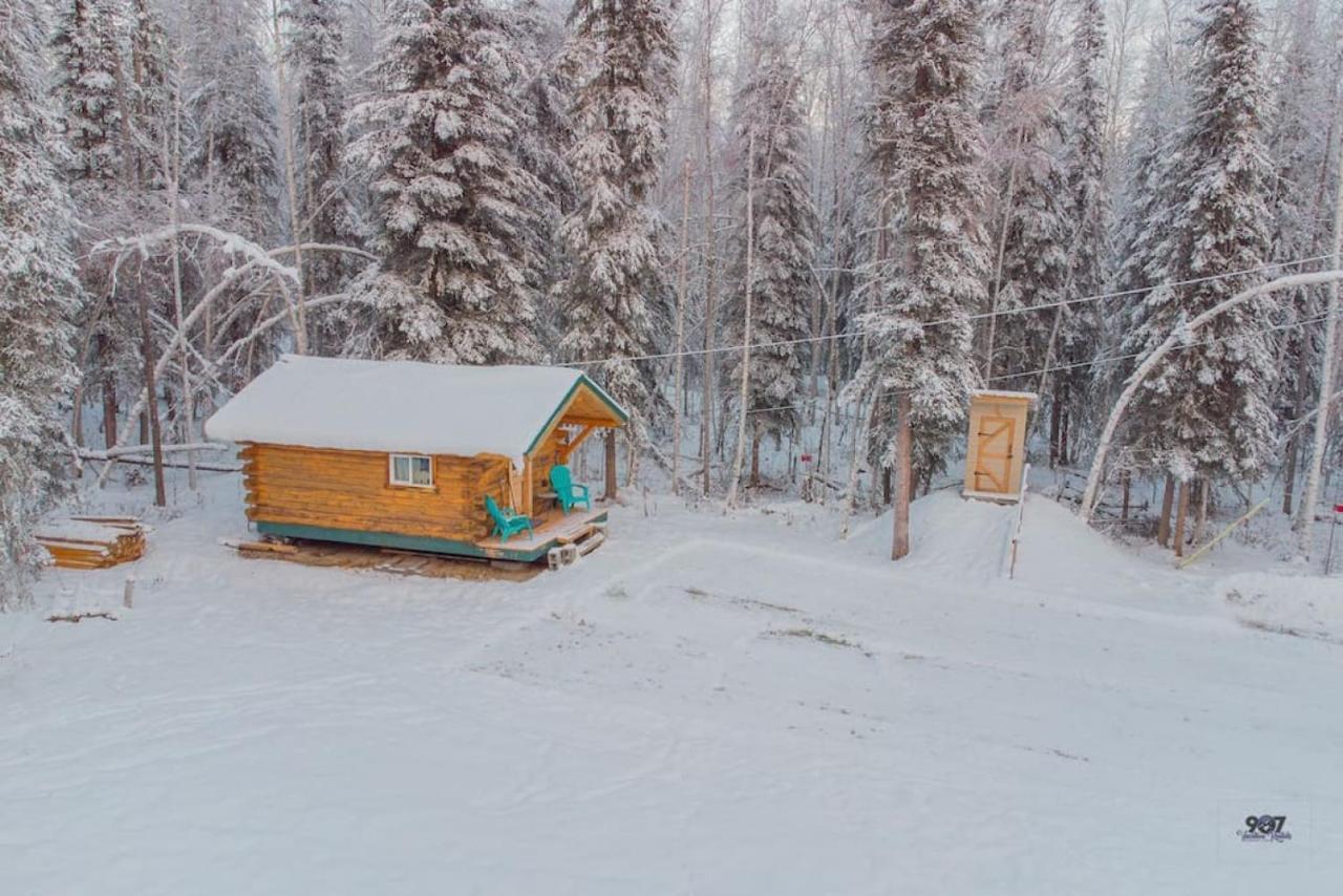 Studio Log Dry Cabin| Aurora Views! Villa Fairbanks Exterior photo