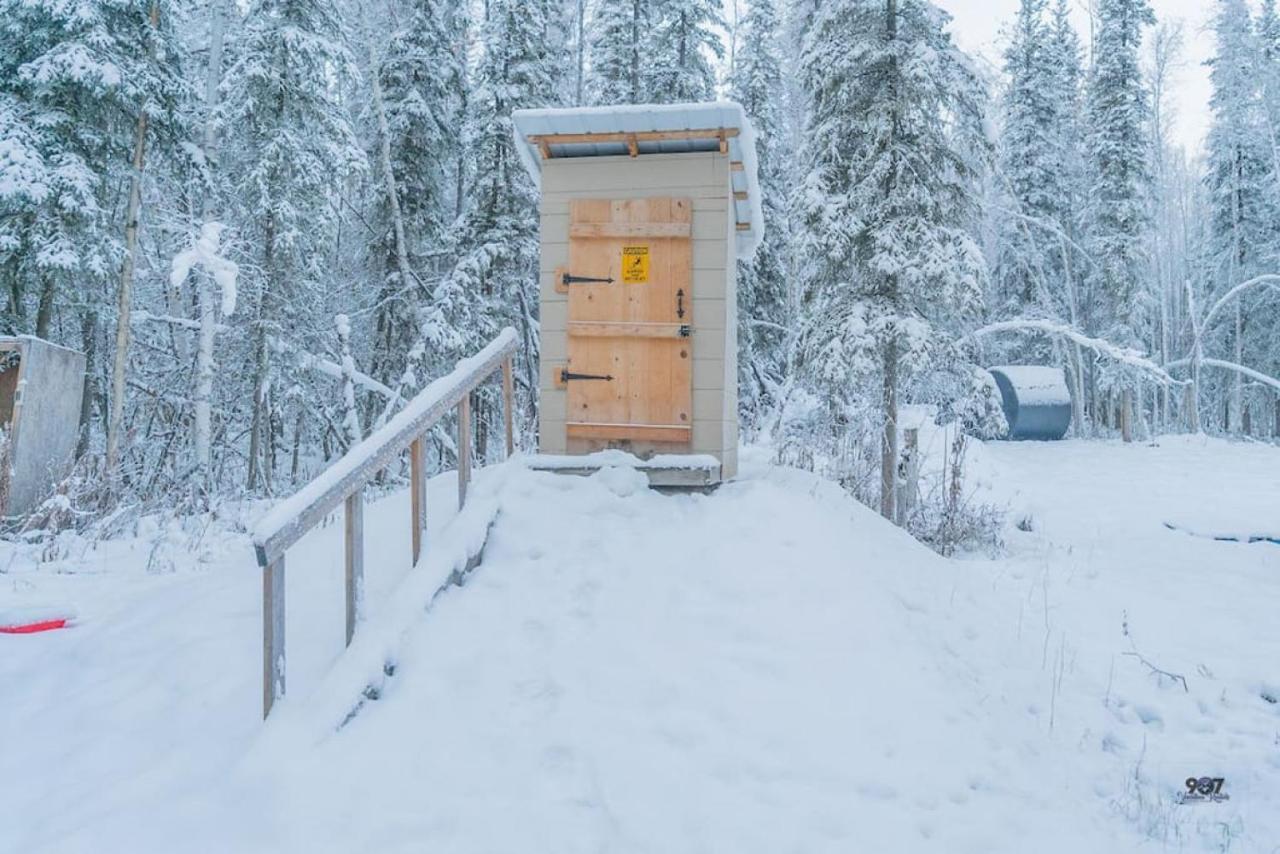 Studio Log Dry Cabin| Aurora Views! Villa Fairbanks Exterior photo