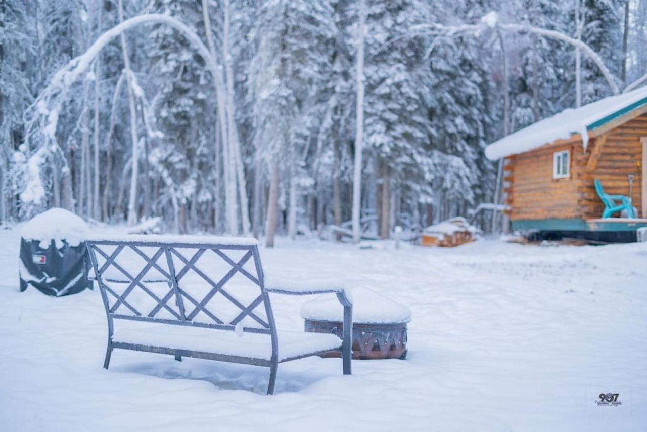 Studio Log Dry Cabin| Aurora Views! Villa Fairbanks Exterior photo